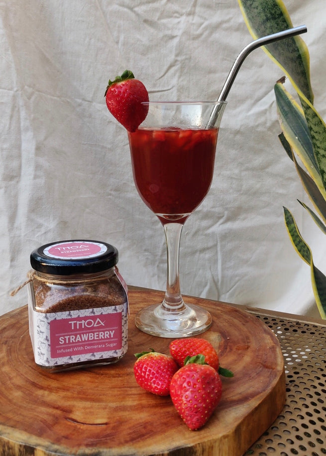 Beat the Summer heat with Iced Strawberry Mojito!