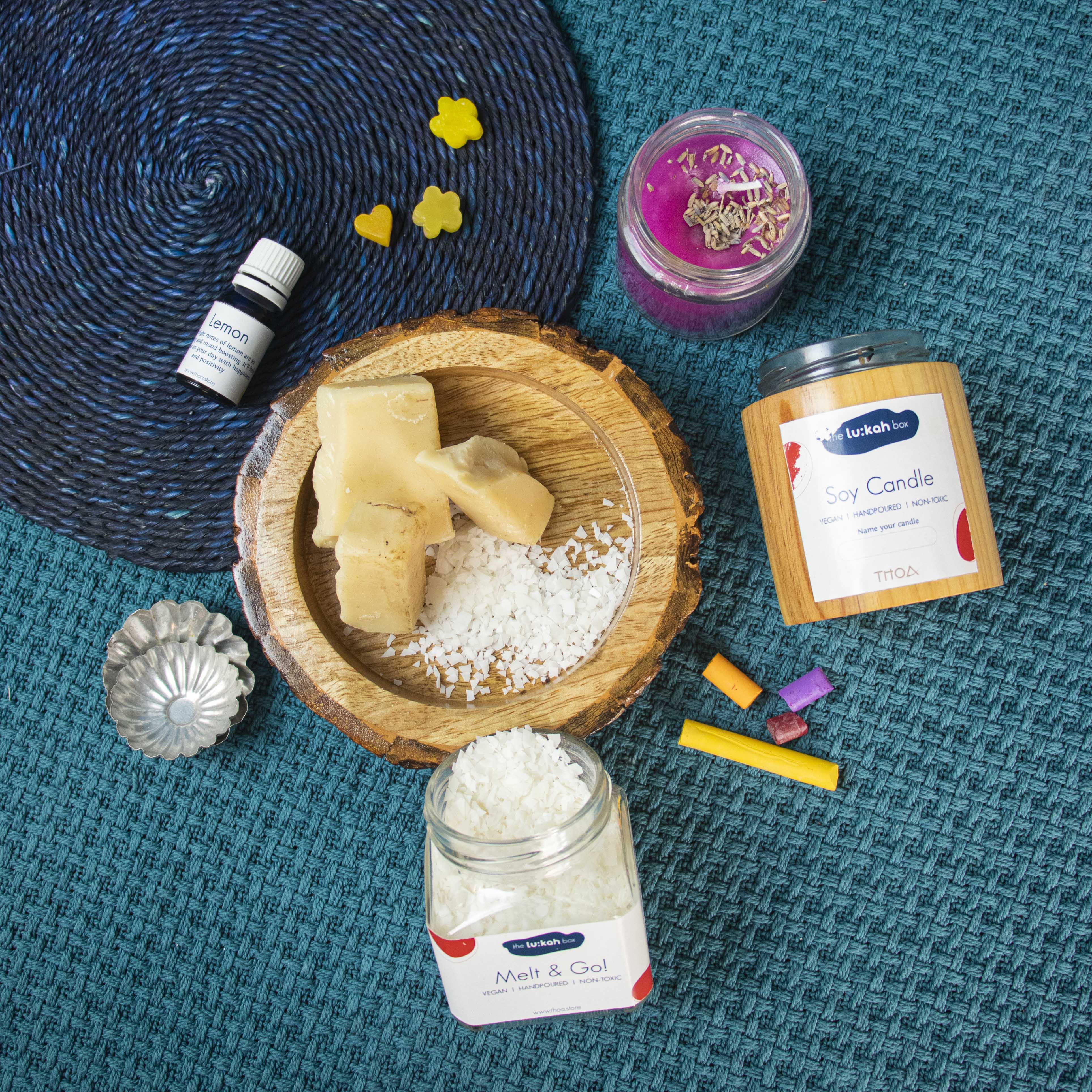 Simplest recipe of making your own Soy Wax Candle at Home!
