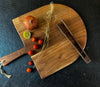 Semi circle Cheese Platter with handle