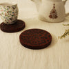 Wooden Coaster - Leopard (Set of 2)