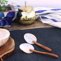 Seashell Neemwood Spoon (Set of 6)