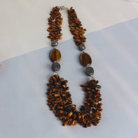 Our Sun Tanned with tiger eye semi precious stone