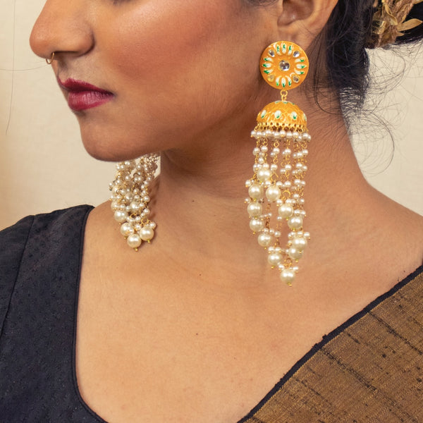 Kundan earrings