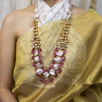 Ruby & Mother of Pearl Necklace