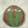 Oxidized necklace (green)