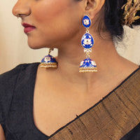 Meenakari Jhumka