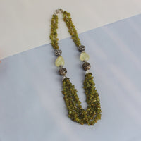 Olivia neck piece made with semi precious stone